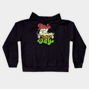 skate every day Kids Hoodie